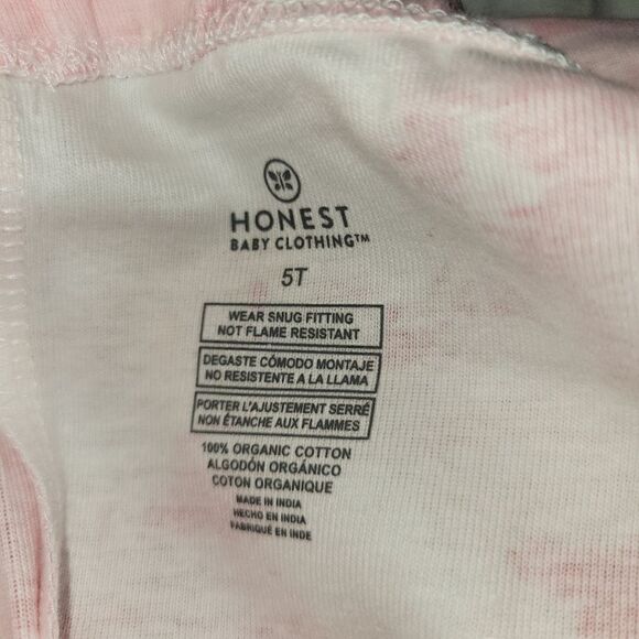 Honest baby clothing 2-piece set organic cotton rose color world - Picture 3 of 4